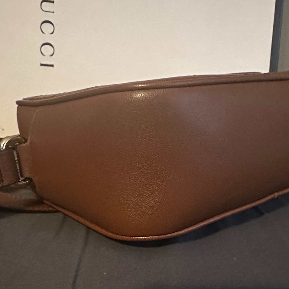 Gucci Brown Quilted Soho Disco Leather Crossbody with Tassel - Picture 3 of 10
